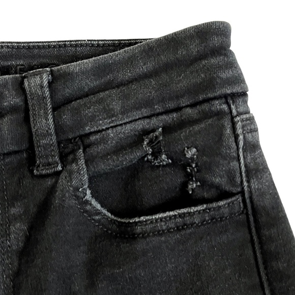 AE Ne(x)t Level Stretch Curvy High Waisted Distressed Jegging 0 Short - Picture 11 of 17